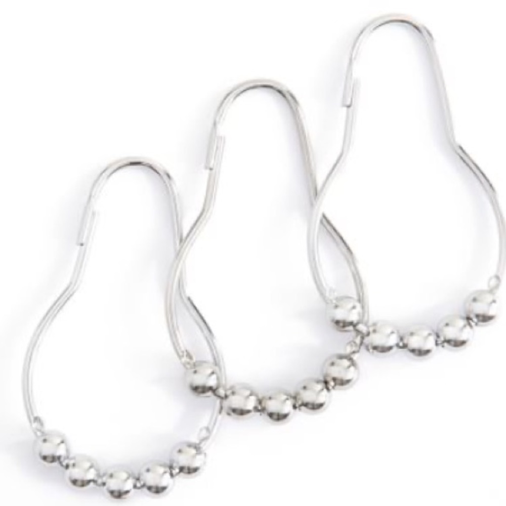 Pottery barn shower curtain rings, set of 12